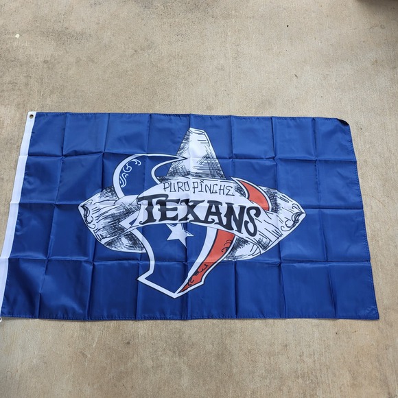 Puro Pinche Texans Flag New 3x5 Feet Houston Texans Banner Man Cave Garage Game‎ - Picture 3 of 3